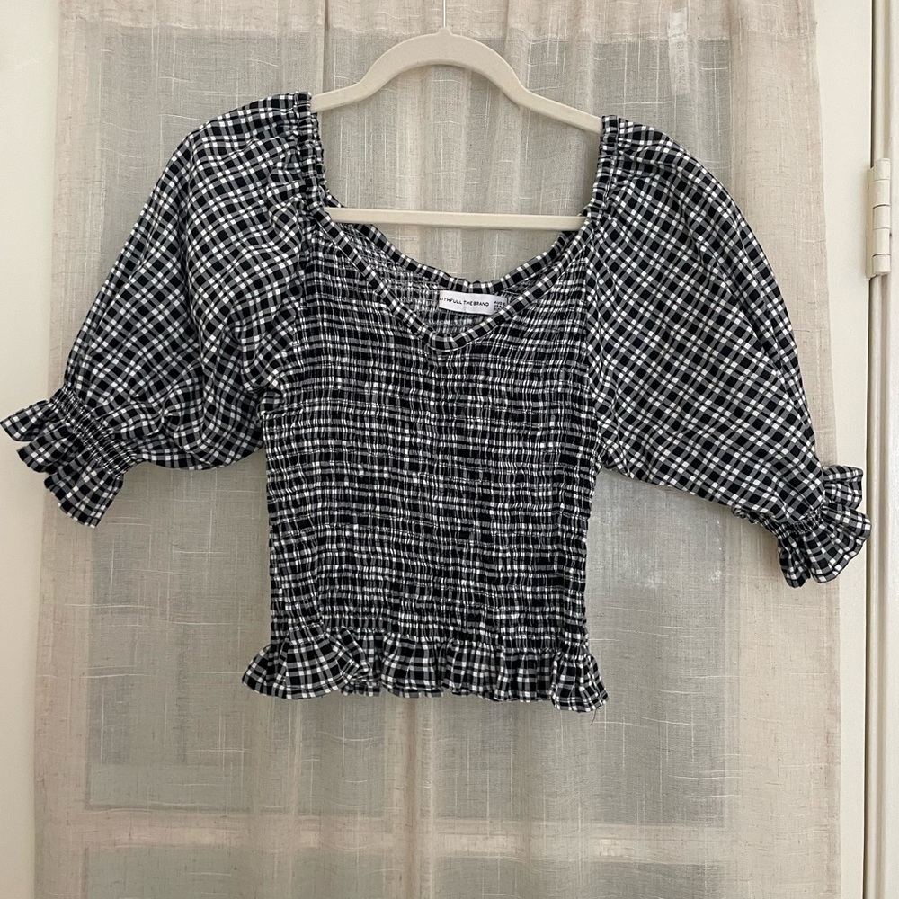 Faithful the Brand gingham top